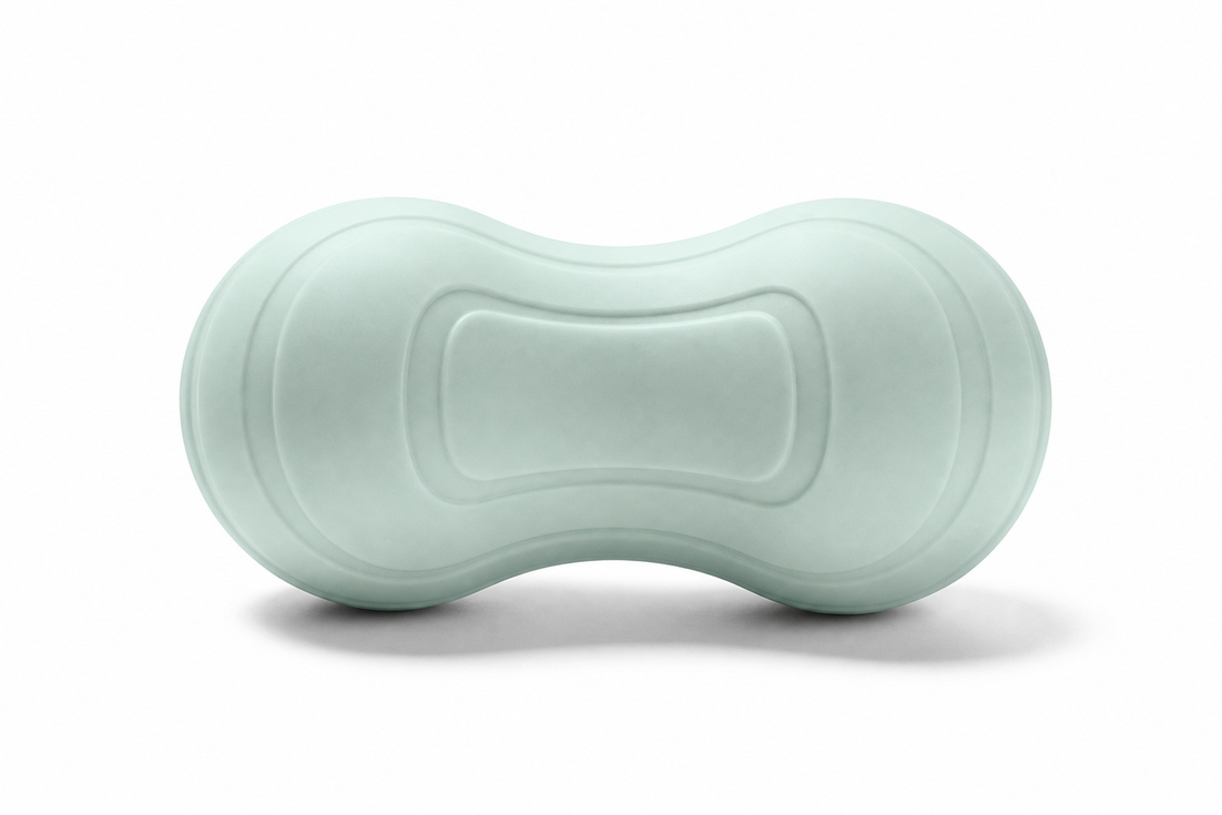 Neck support ball in sage green